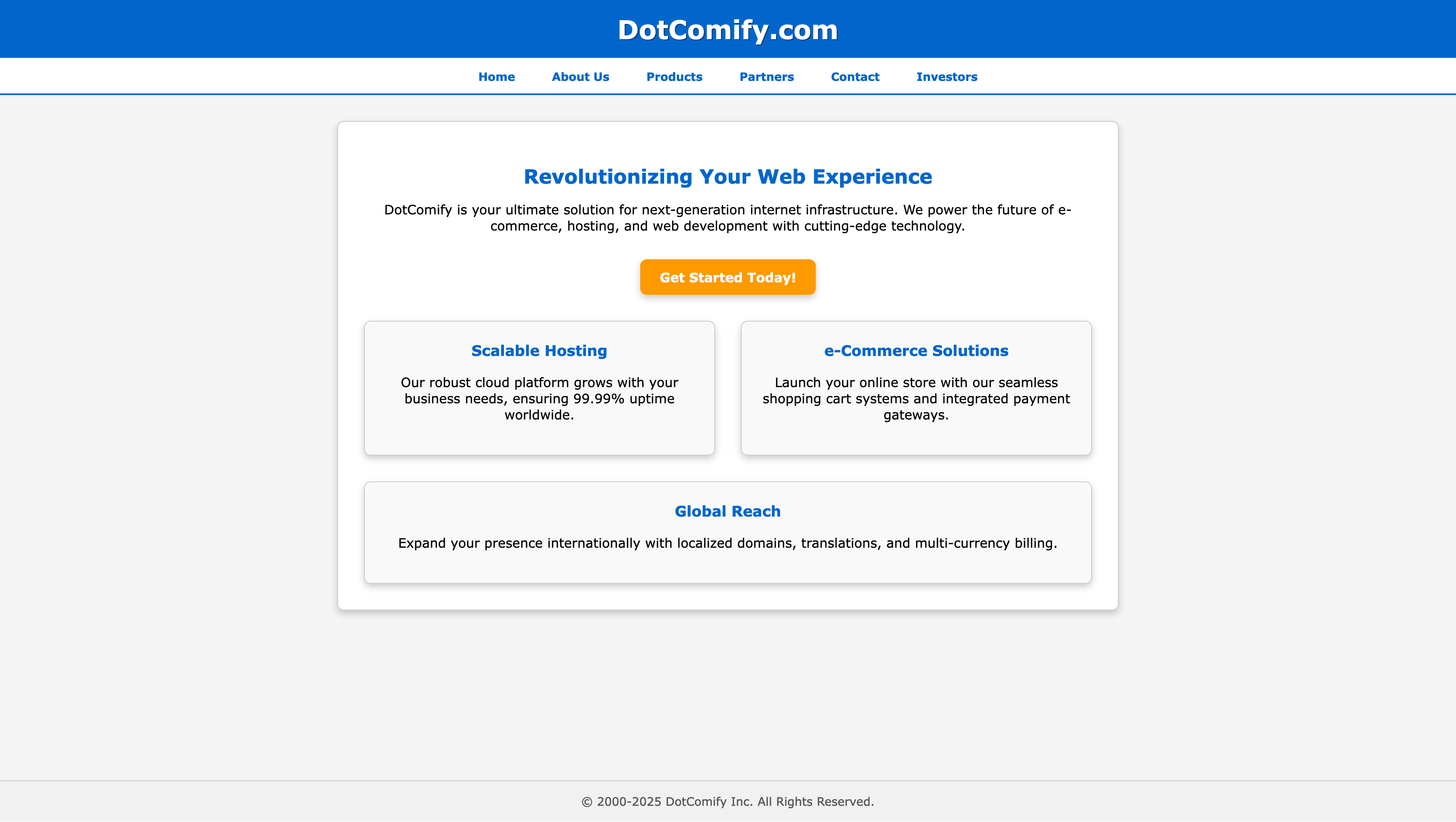 DotCom Startup
